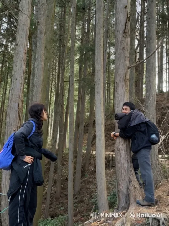 Martial Arts Showdown in Dense Forest Setting – AI Generated Video | Hailuo AI