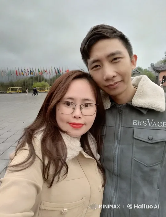 Couple Performs Impressive Kungfu Display in Front of Flags – AI Generated Video | Hailuo AI