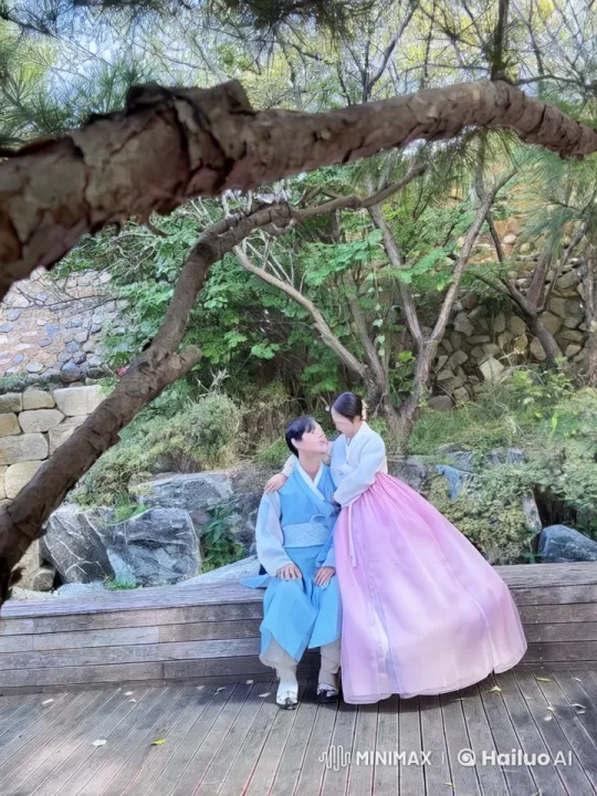 Traditional Korean Fighters Showcase Martial Arts Grace – AI Generated Video | Hailuo AI