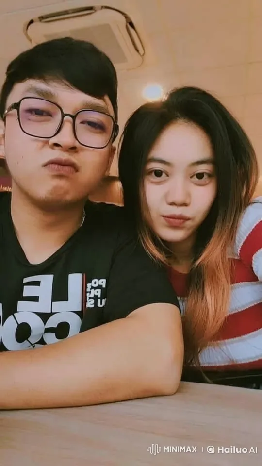 Couple Shares Intimate Moment Over Table – AI Generated Video | Hailuo AI