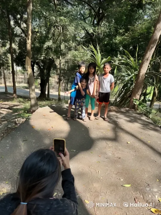 Children Perform Martial Arts in Lush Forest Setting – AI Generated Video | Hailuo AI