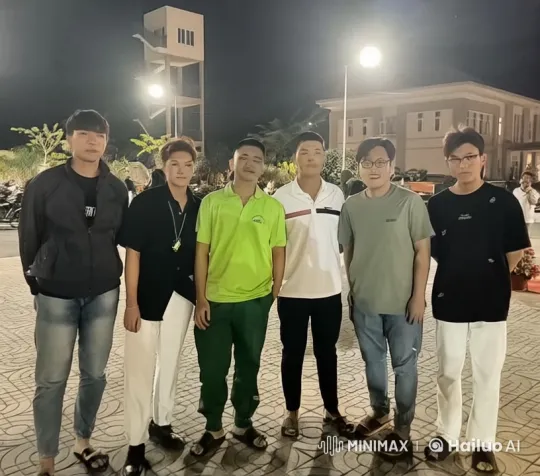 Nighttime Martial Arts Display by Young Men – AI Generated Video | Hailuo AI