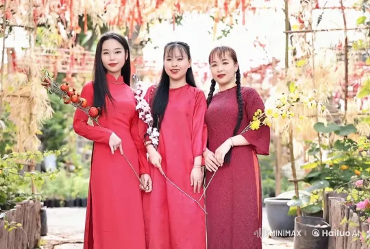 Traditional Attired Women Perform Dynamic Kungfu in Nature – AI Generated Video | Hailuo AI