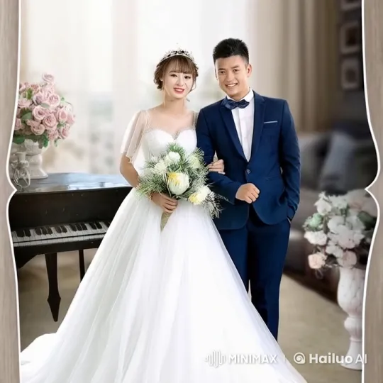 Wedding Couple Showcases Martial Arts Skills – AI Generated Video | Hailuo AI