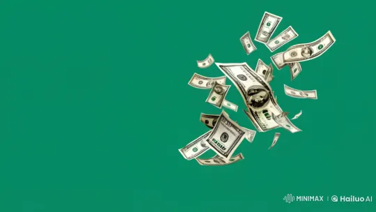 Money Shower: U.S. Dollar Bills in Abundance Display – AI Generated Video | Hailuo AI