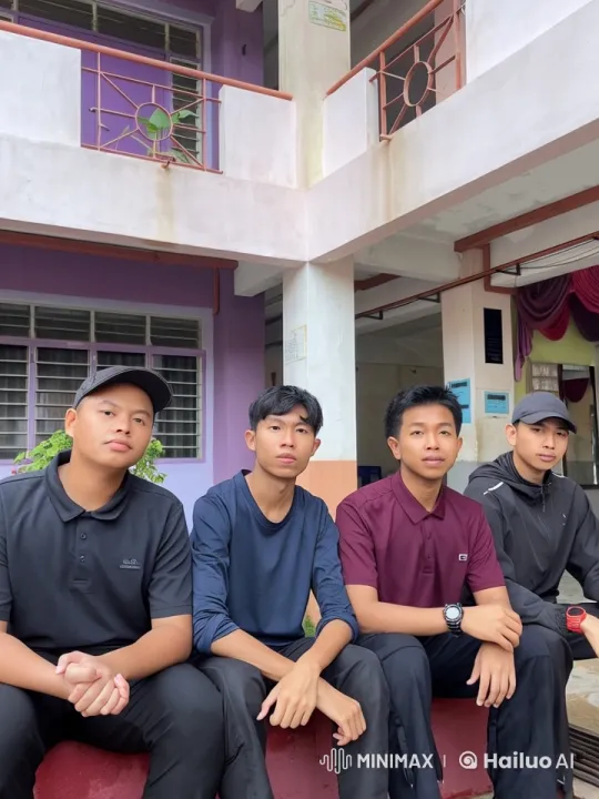 Four Young Men Argue and Fight on a Bench – AI Generated Video | Hailuo AI