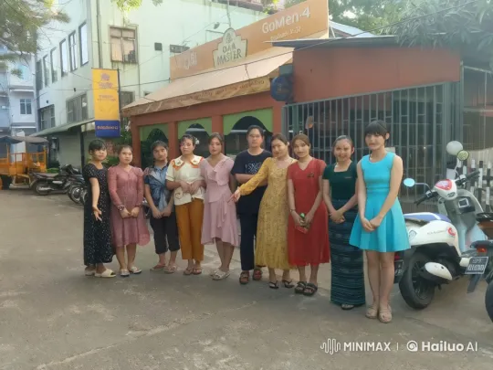Colorful Group Performs Martial Arts Outside Glan Master – AI Generated Video | Hailuo AI