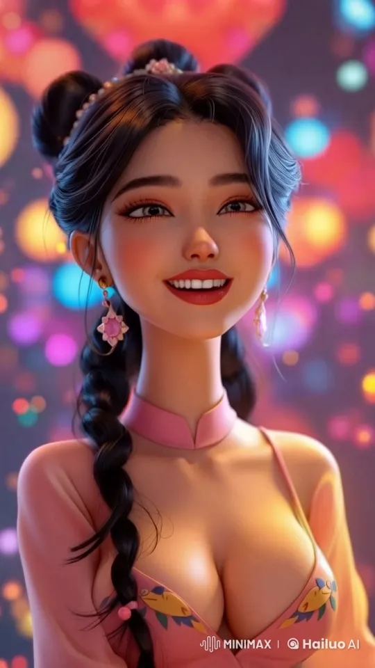 Animated Character Sings with Interactive Charm in Vibrant Live2D Video – AI Generated Video | Hailuo AI