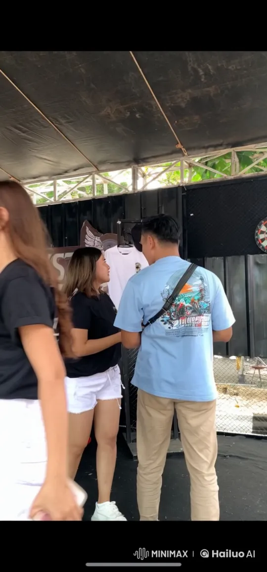 Conflict Escalates Between Man and Woman Under Canopy – AI Generated Video | Hailuo AI