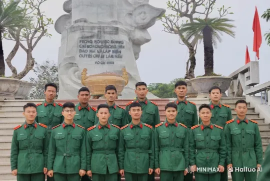 Soldiers Perform Synchronized Kungfu at Monument – AI Generated Video | Hailuo AI