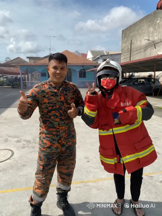 Firefighters Engage in Playful Kung Fu Skit – AI Generated Video | Hailuo AI