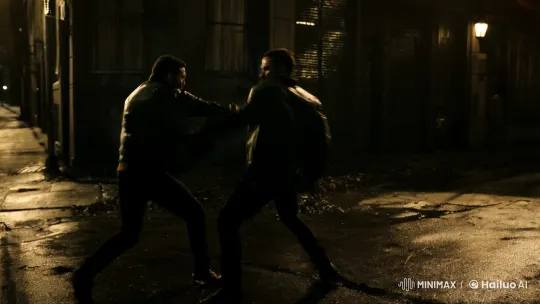 Fierce Combatants Clash in Dramatic Alleyway Fight – AI Generated Video | Hailuo AI