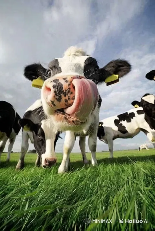 Cows Perform Astonishing Kungfu Moves in Pasture – AI Generated Video | Hailuo AI