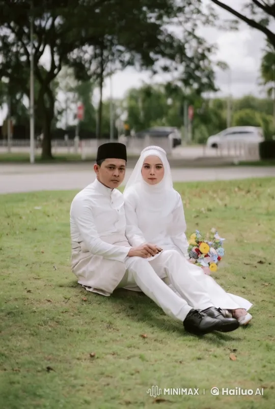 Couple Showcases Kung Fu Skills in Serene Park Setting – AI Generated Video | Hailuo AI