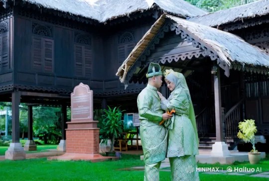 Malaysian Couple Practices Kung Fu in Traditional Attire – AI Generated Video | Hailuo AI