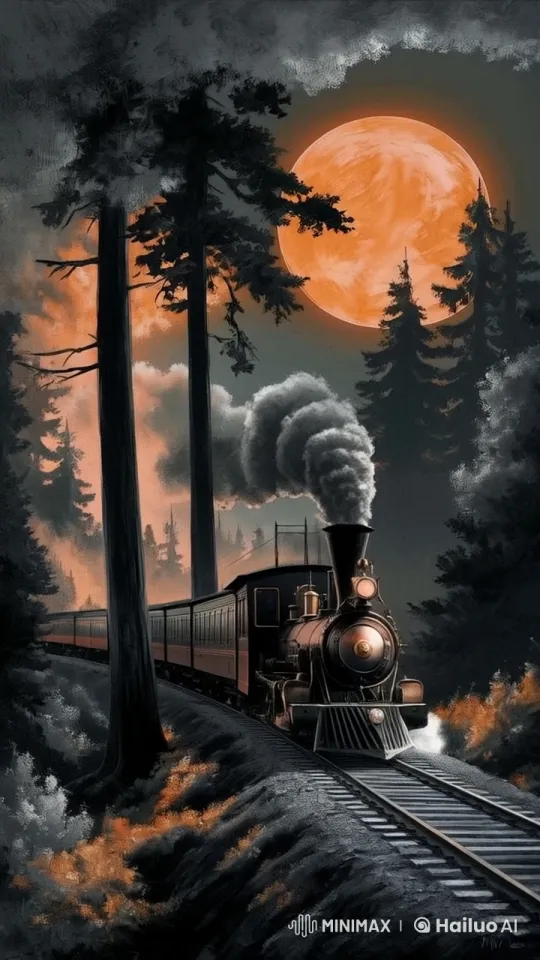 Strolling to the Rhythm of Train Tunes – AI Generated Video | Hailuo AI