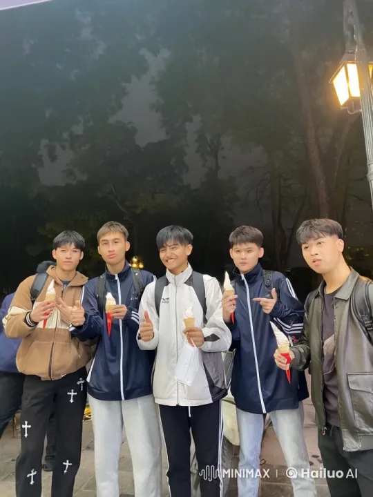Nighttime Kung Fu Display with Ice Cream – AI Generated Video | Hailuo AI