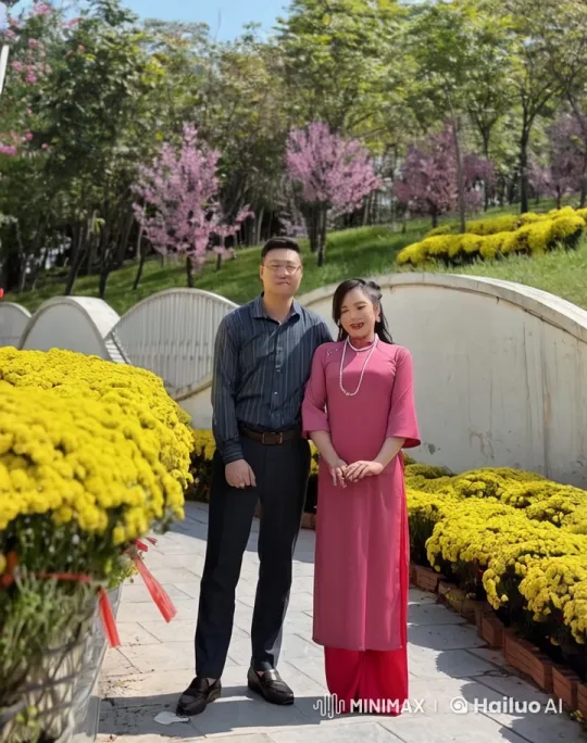 Couple Performs Impressive Kung Fu in Serene Garden Setting – AI Generated Video | Hailuo AI