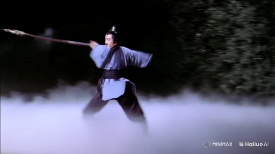 Masterful Kung Fu in Serene Mist: A Cinematic Dance – AI Generated Video | Hailuo AI