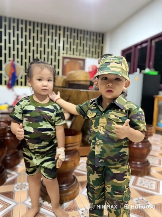 Animated Children Practicing Martial Arts in a Decorated Room – AI Generated Video | Hailuo AI