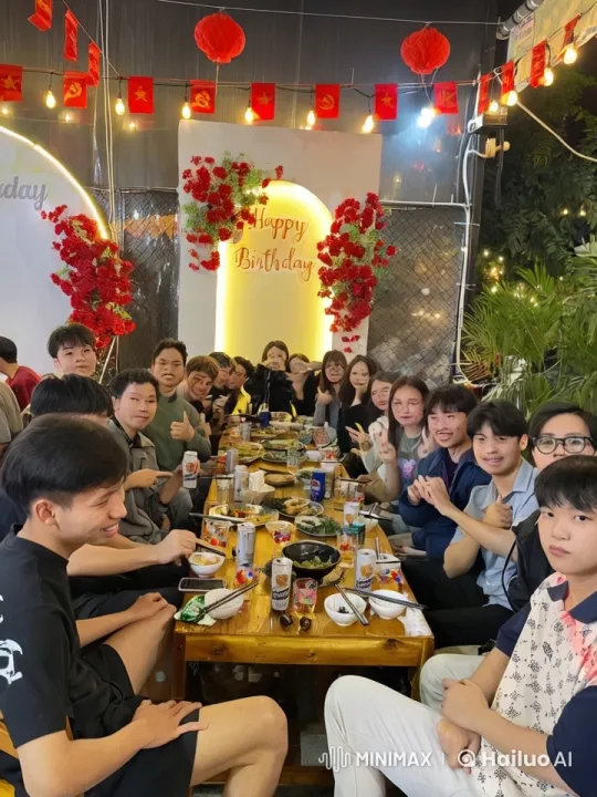Lively Birthday Bash with Playful Brawl and Festive Decor – AI Generated Video | Hailuo AI