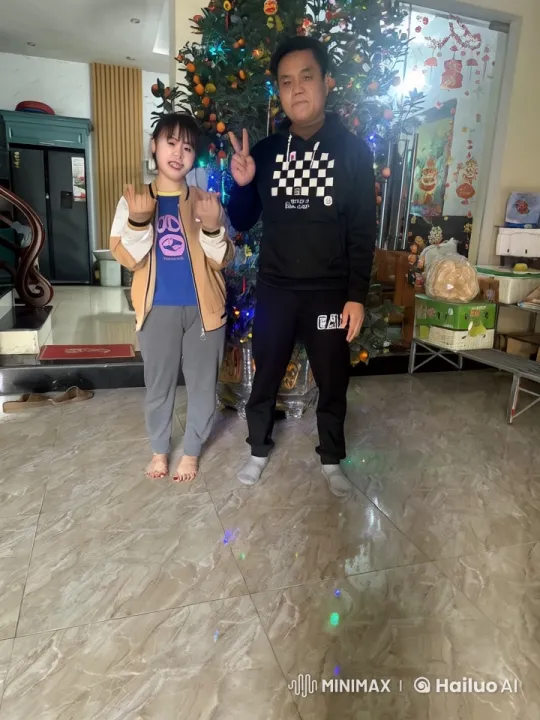 Christmas Decorated Living Room Kungfu Practice – AI Generated Video | Hailuo AI