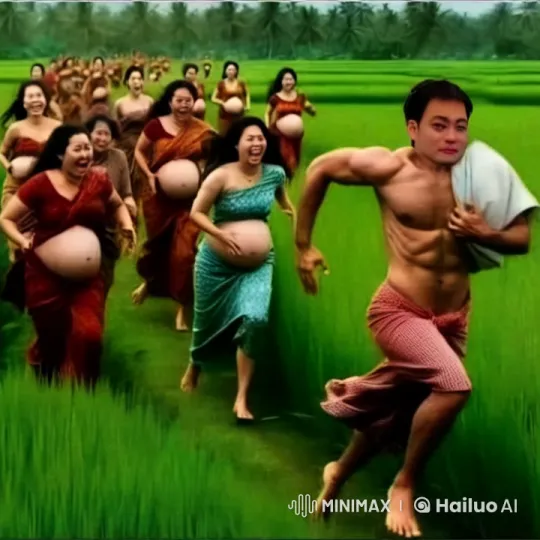 Martial Arts Display by Man and Pregnant Women – AI Generated Video | Hailuo AI