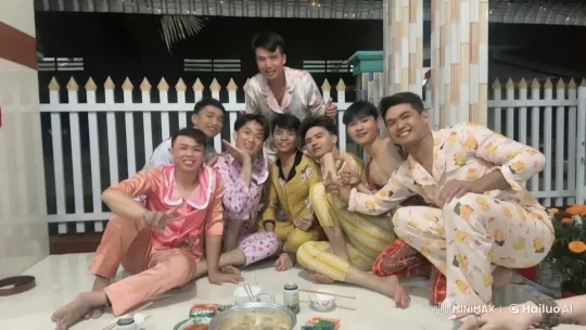 Colorful Pajama Kung Fu Battle by Picket Fence – AI Generated Video | Hailuo AI