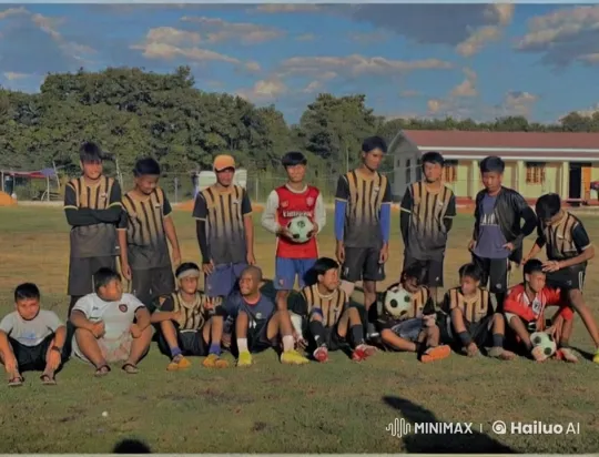 Youthful Footballers Practicing Martial Arts in Outdoor Field – AI Generated Video | Hailuo AI