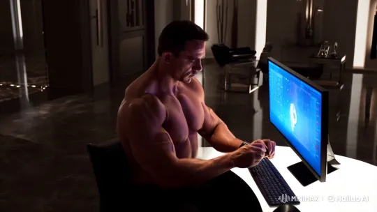 007 Agent Crafts Cryptocurrency in High-Tech Aesthetic Scene – AI Generated Video | Hailuo AI