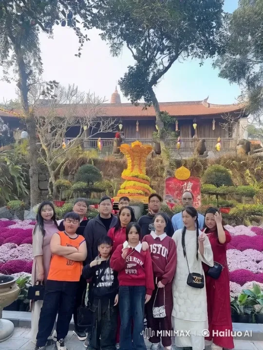 Kungfu Display at Vibrant Temple – AI Generated Video | Hailuo AI