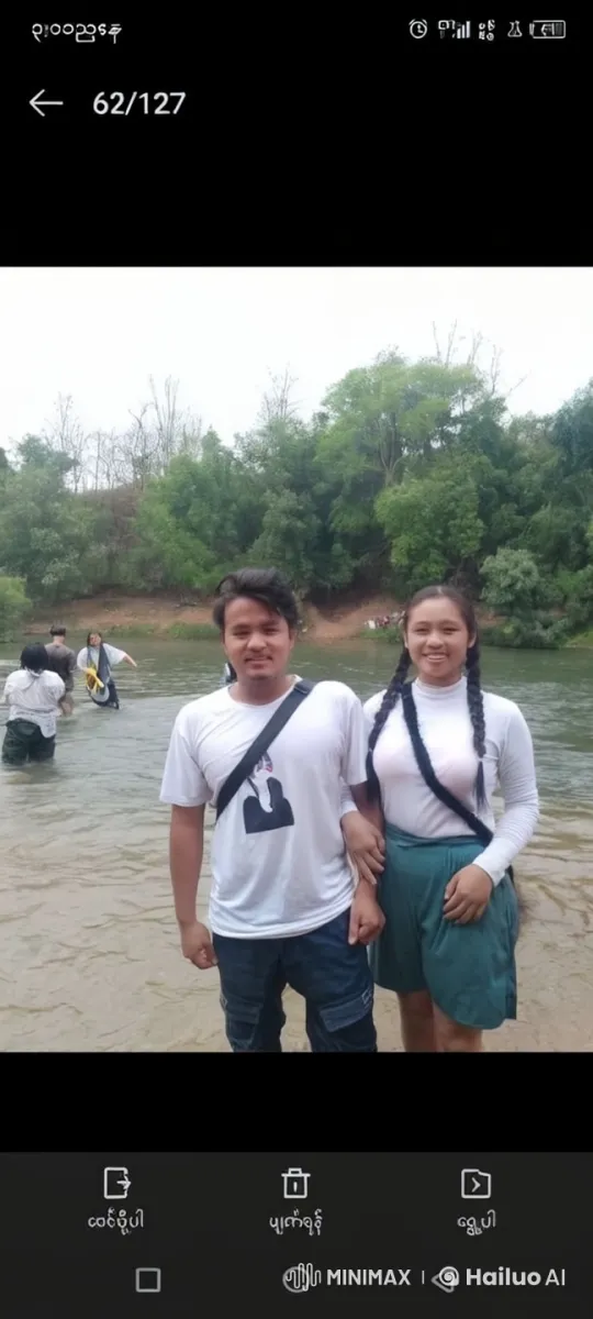 Young Couple Practicing Kungfu in River – AI Generated Video | Hailuo AI