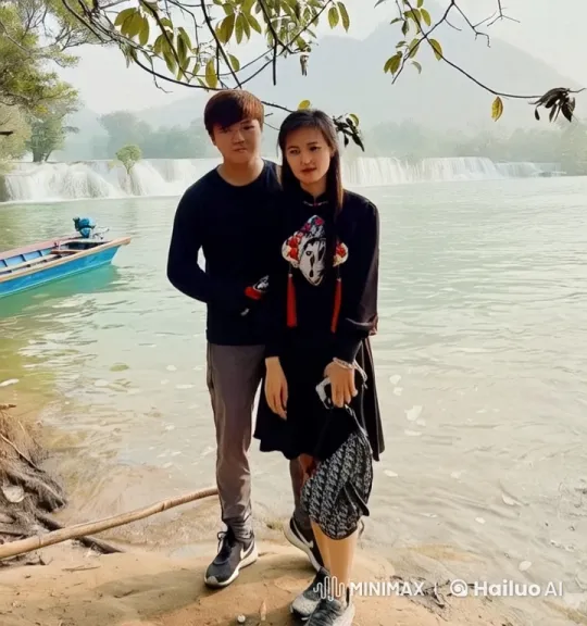 Couple Engages in Intense Kung Fu Combat by Serene Lake – AI Generated Video | Hailuo AI