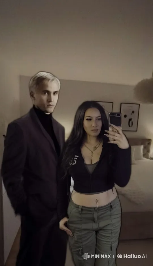 Affectionate Moment Between Man and Woman in Cozy Room – AI Generated Video | Hailuo AI