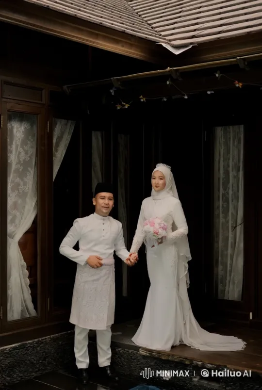 Malay Wedding Couple Performs Kungfu – AI Generated Video | Hailuo AI