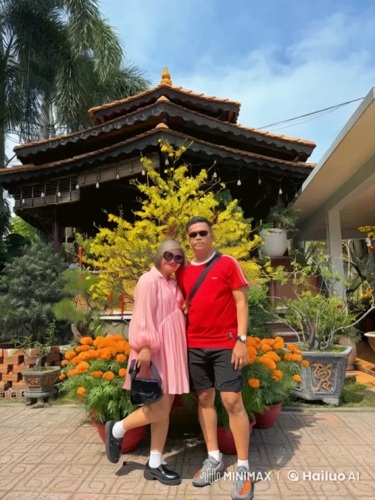 Couple Practices Kung Fu in Serene Garden Setting – AI Generated Video | Hailuo AI