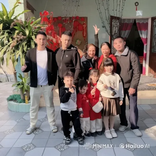 Family Kungfu Display at Festive Gathering – AI Generated Video | Hailuo AI