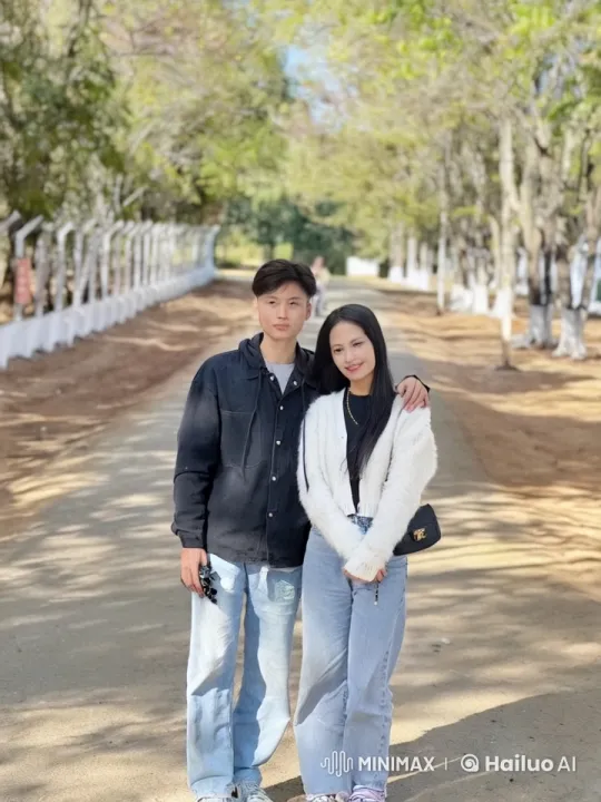 Couple Practicing Kung Fu in Peaceful Park – AI Generated Video | Hailuo AI