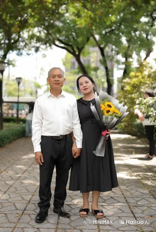 Formal Duo Engages in Intense Kung Fu Battle in Peaceful Park – AI Generated Video | Hailuo AI