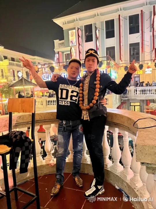 Synchronized Martial Arts Display in Vibrant Night Square – AI Generated Video | Hailuo AI