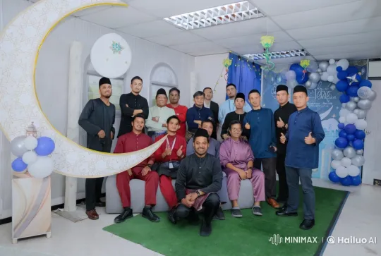 Martial Arts Display in Festive Decorated Room – AI Generated Video | Hailuo AI