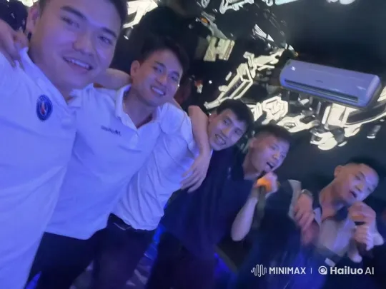 Neon-Lit Room: Friends' Intense Martial Arts Choreography – AI Generated Video | Hailuo AI