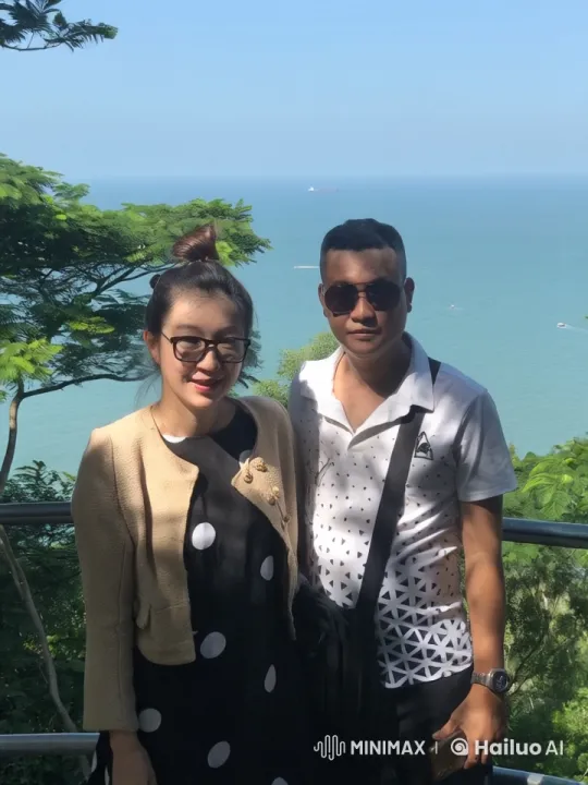 Couple Practicing Kung Fu on Oceanfront Balcony – AI Generated Video | Hailuo AI