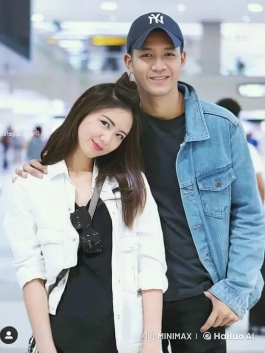 Young Couple in Playful Kungfu Pose at Modern Venue – AI Generated Video | Hailuo AI