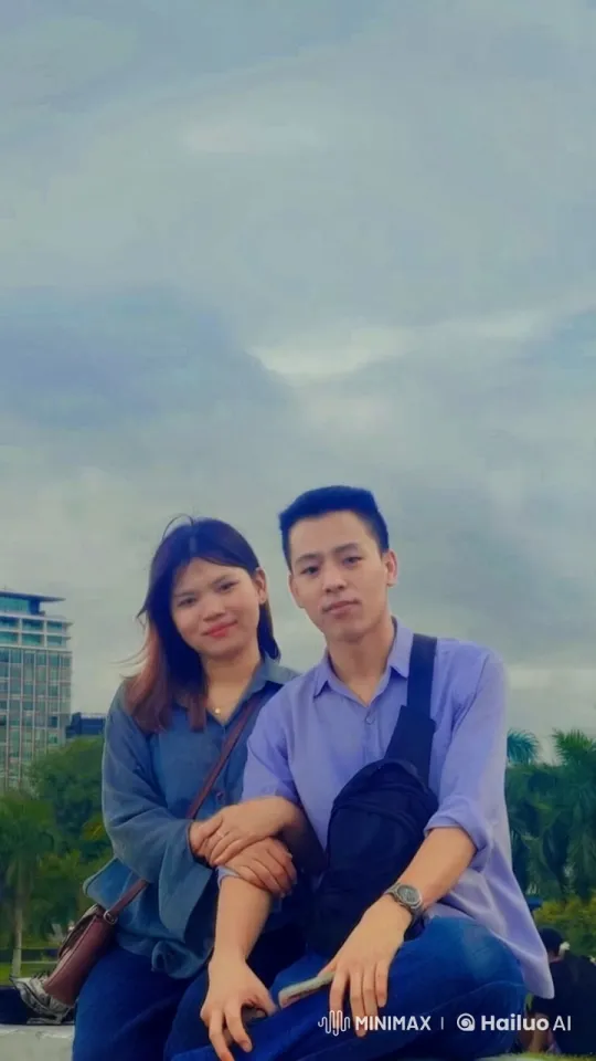 Couple Performs Skilled Kung Fu in Serene Park Setting – AI Generated Video | Hailuo AI