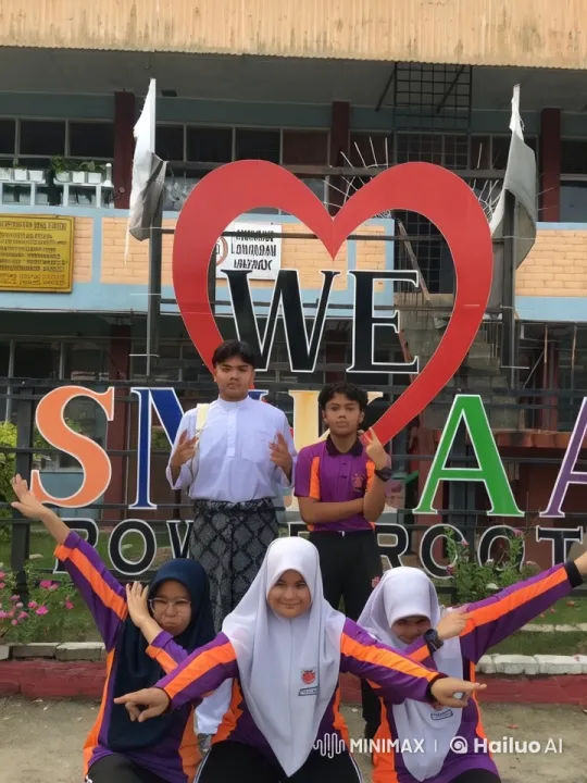 Students' Enthusiastic Kung Fu Display at SMKA School – AI Generated Video | Hailuo AI