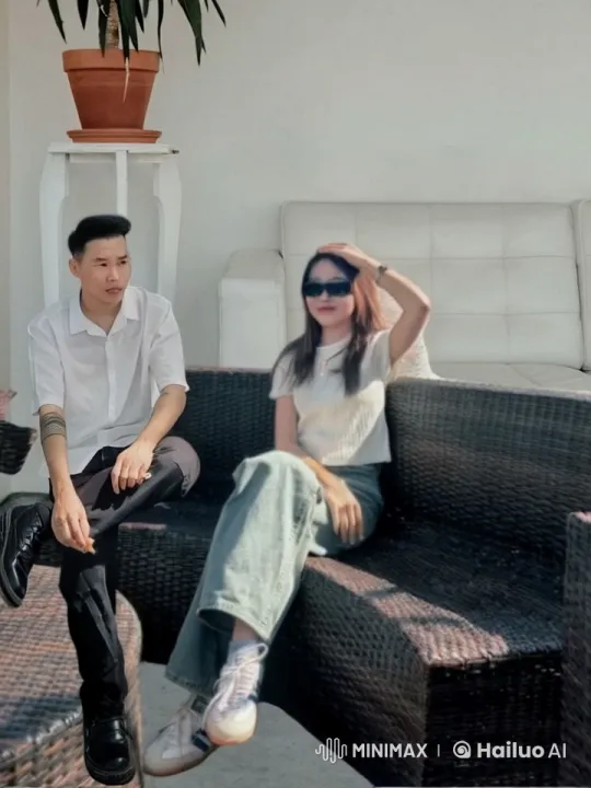 Intimate Moment in a Sunlit, Cozy Space – AI Generated Video | Hailuo AI