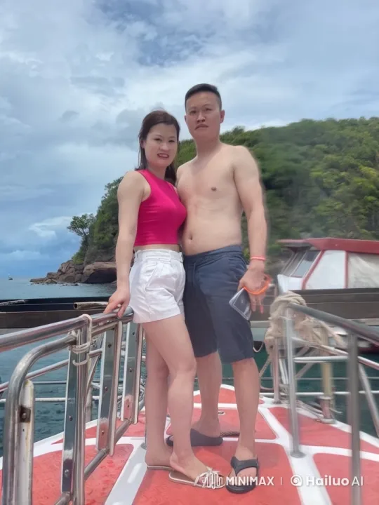 Martial Arts Performance on a Rocking Boat with Scenic Views – AI Generated Video | Hailuo AI
