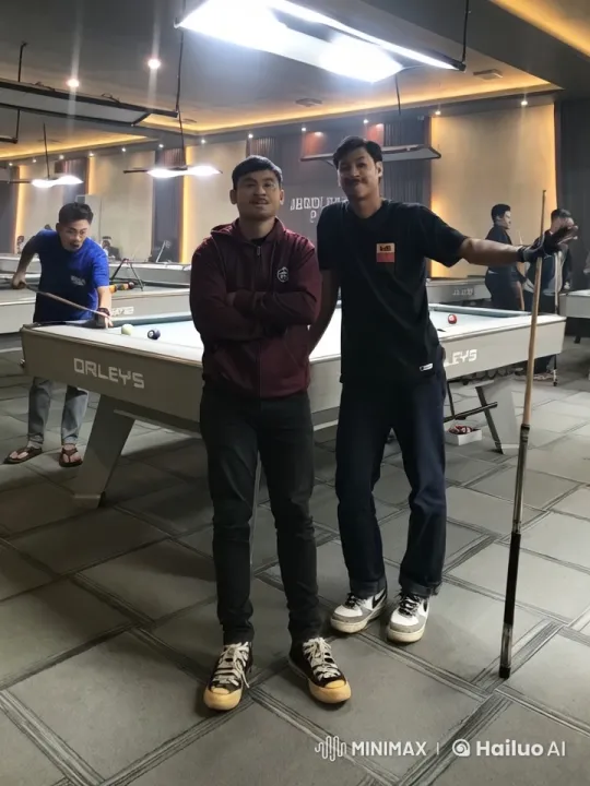 Kung Fu Fighters in Pool Hall Showdown – AI Generated Video | Hailuo AI