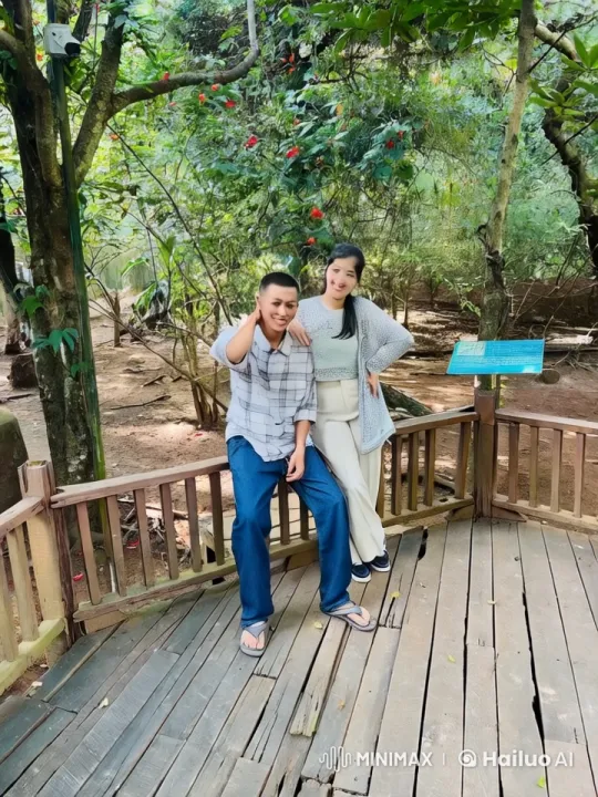 Couple Practicing Kung Fu in Lush Outdoor Setting – AI Generated Video | Hailuo AI